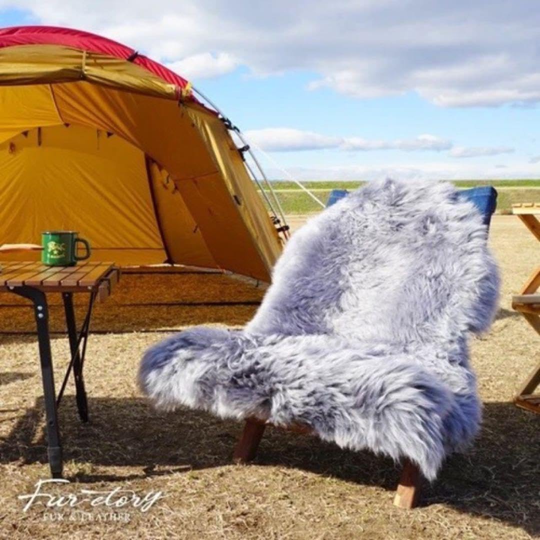 高木ミンク ムートン コット＆チェアシート 長毛フリース ムートンラグ